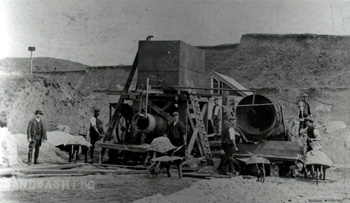 Sand washing about 1910